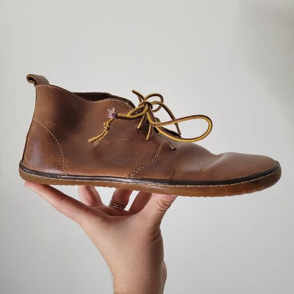 Vivobarefoot Gobi Leather Desert Boots Brown EU 38 / US 7 Minimalist Barefoot Sh - Picture 13 of 13
